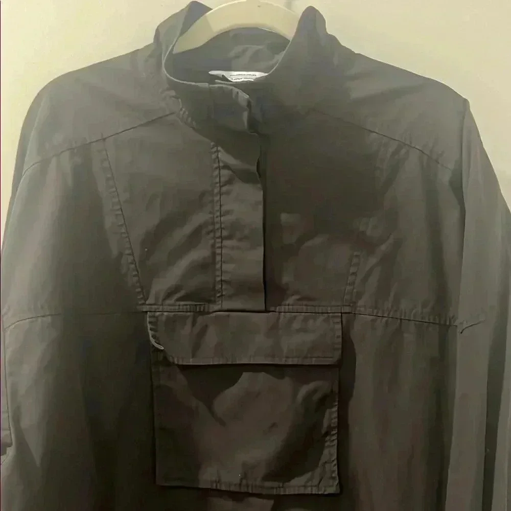 Stockholm Atelier Black Pullover‎ Utility Cotton Shirt Cyberpunk Size Medium